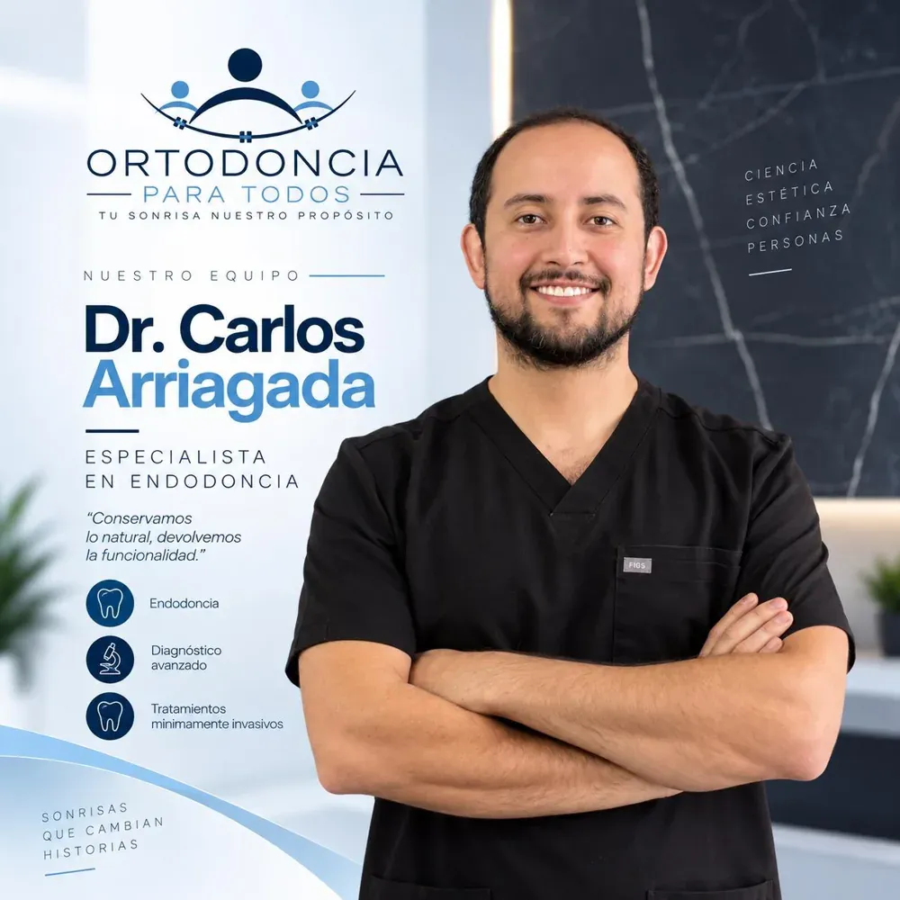 Dr. Carlos Arriagada, Endodoncia en Ortodoncia Para Todos Temuco