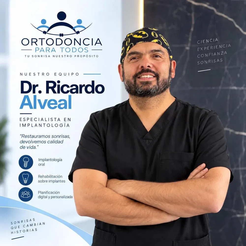 Dr. Ricardo Alveal, Implantología en Ortodoncia Para Todos Temuco